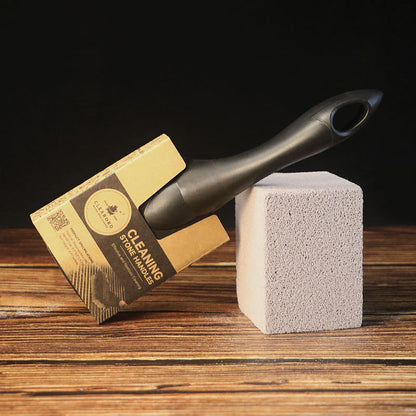 Montieren Sie den Griff des Reinigungssteins