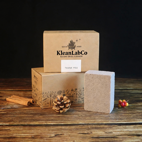 Natürlicher Bimsstein-Reinigungsblock für Grill & Grillplatte – Größe S