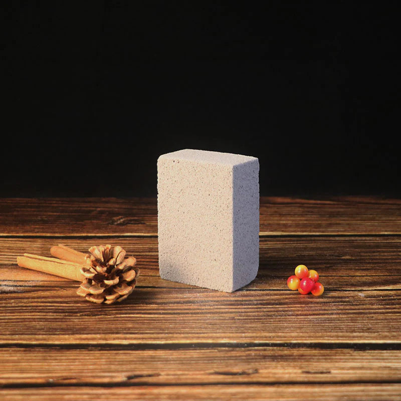 Natürlicher Bimsstein-Reinigungsblock für Grill & Grillplatte – Größe S