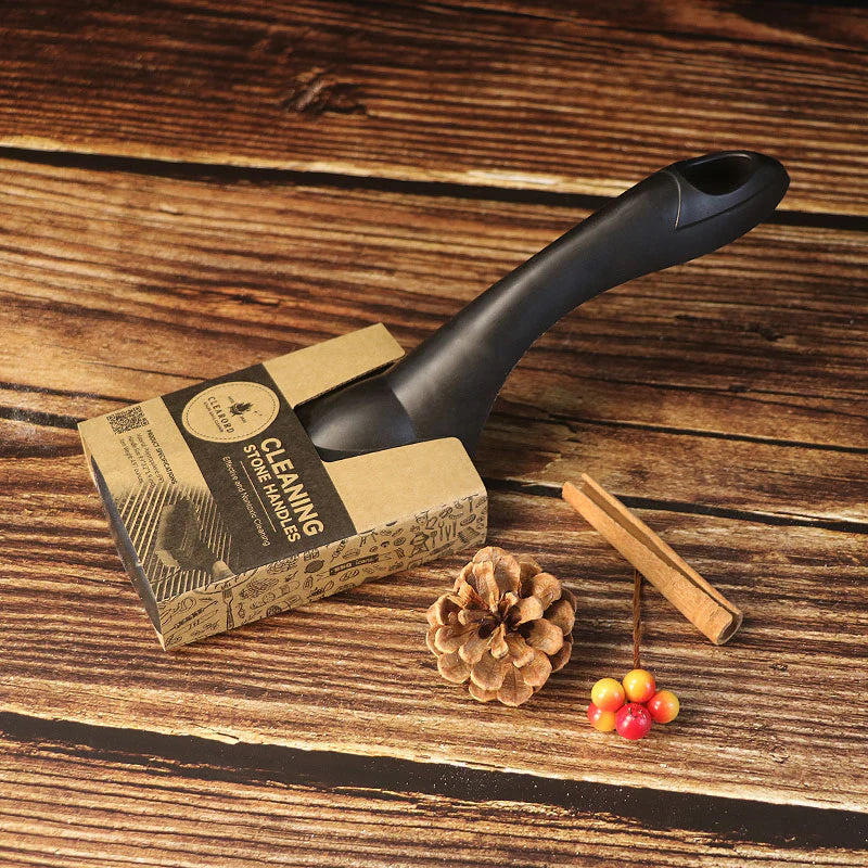 Montieren Sie den Griff des Reinigungssteins