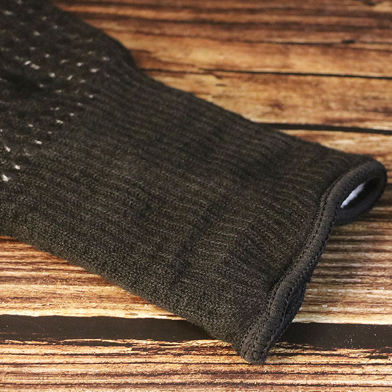 Silikon-gestrickte BBQ-Grillhandschuhe