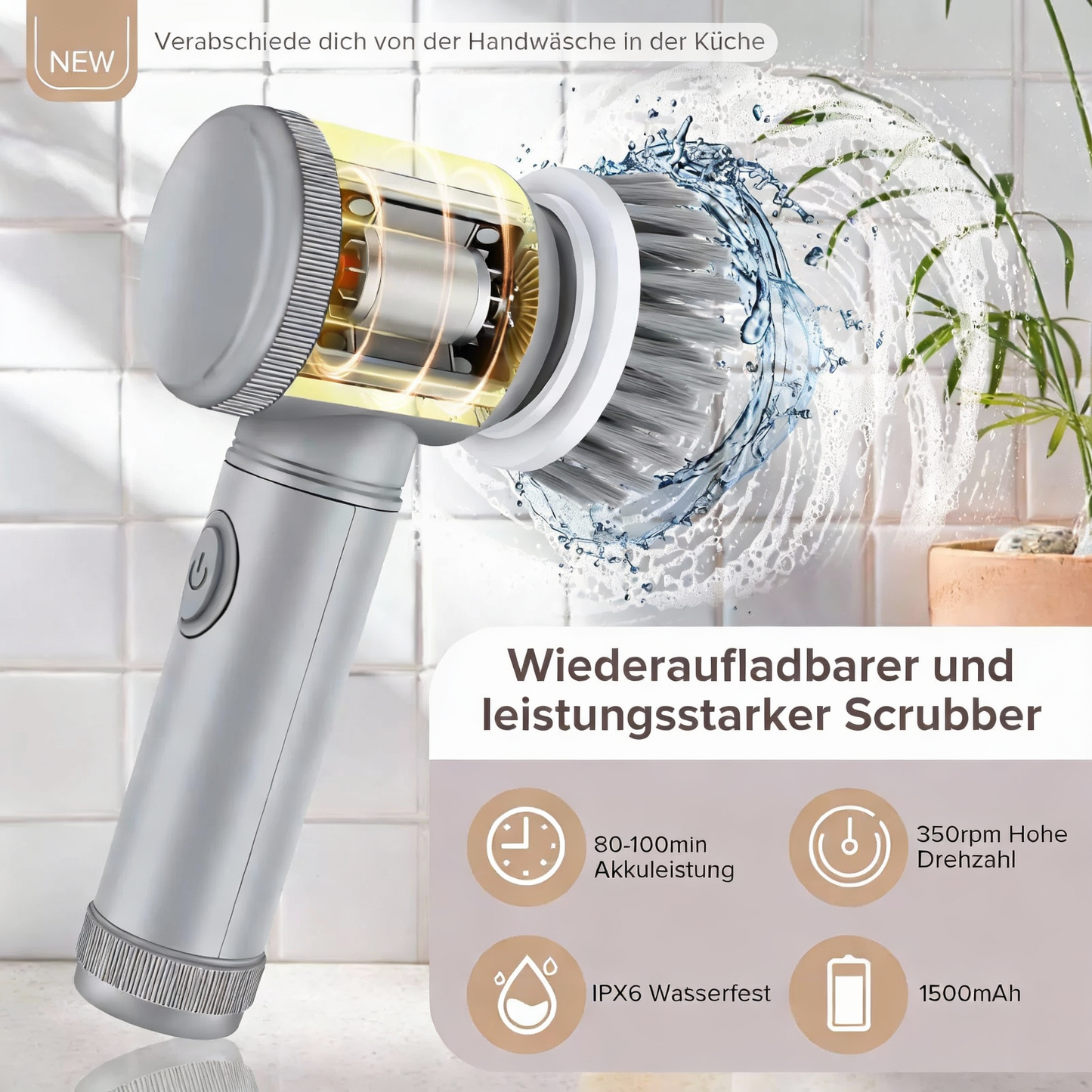 KleanLabCo Multifunktionaler Elektrischer Reinigungs-Profi